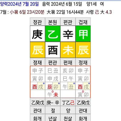 여자 사주에 관살이 혼잡 되면 명식이 어수선하다. 기본적으로 정편관(正偏官) 혼재된 여자의 사주팔자를 보면 남자로 인한 인생사가 복잡한데 특히 운에서 충(沖)이 되거나 합(合)이 되면 더 그 작용이 커진다. 내 사주에 정관과 편관이 혼재되었는지 보자.