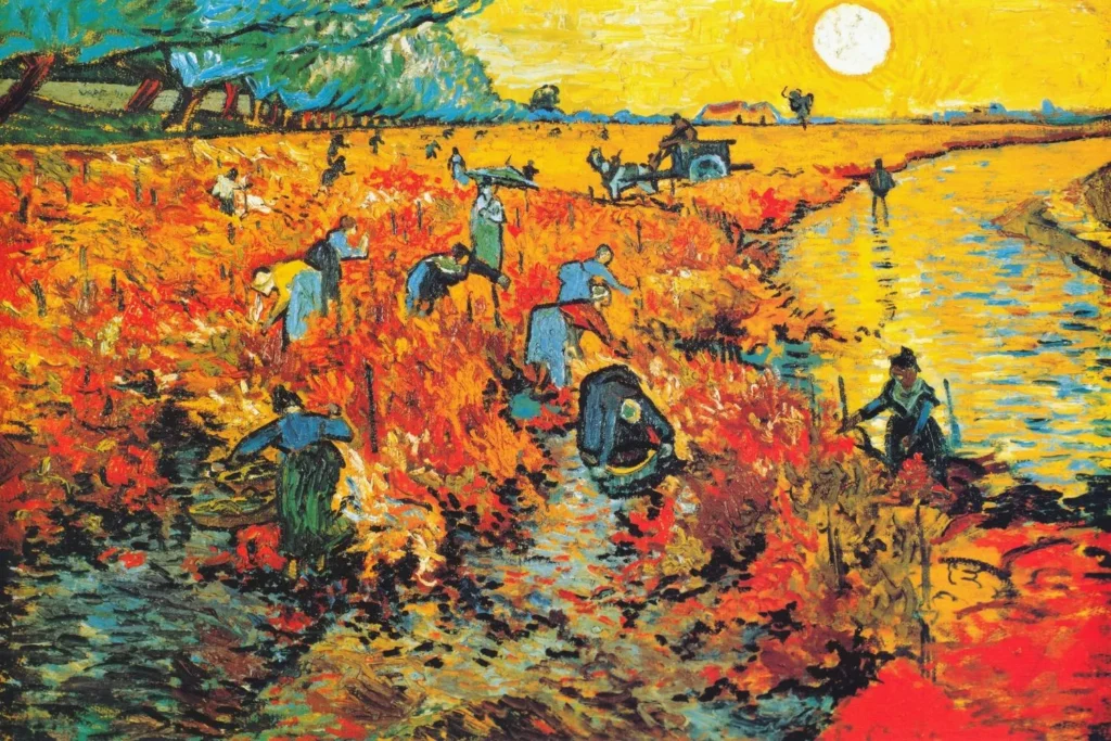 Red Vineyard at Arles; (붉은 포도밭) 1888