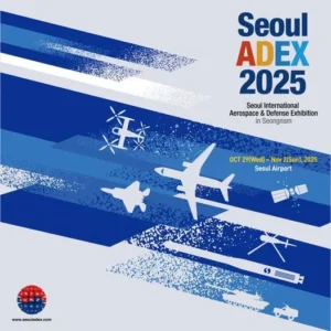 서울 국제 항공우주 및 방위산업 전시회 서울 아덱스(ADEX) 2025가 개최됩니다. 전시회는 2025년 10월 29일(수) ~ 11월 2일(일)을 시작으로 22일까지 성남 서울공항에서 진행됩니다. K-방산의 역량이 총집결한 서울 ADEX 2025를 놓치지 마시기 바랍니다.