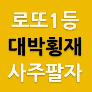 로또 1등에 당첨되어 갑자기 횡재를 하는 사람의 사주명식이 따로 있다. 자신의 사주 원국에 편재와 편인이 있는지 먼저 확인한다. 그리고 대운에서 식상운이 따른다면 돈벼락을 받거나 로또 당첨의 가능성이 크다. 자신의 사주에서 대박의 가능성을 찾는 것도 상식이다.