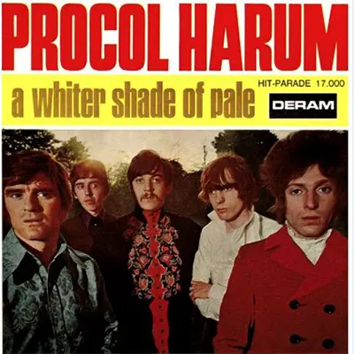 A Whiter Shade of Pale은 1967년에 프로콜 하럼(Procol Harum)이 발표한 곡으로, 록 음악 역사에서 가장 상징적이고 미스터리한 곡 중 하나로 알려졌습니다. 이 노래는 멜로디가 주는 느낌도 심오하지만 가사가 매우 독특하고 기묘한 감정을 불러옵니다.