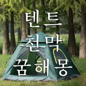 텐트나 천막은 사람이 잠시 쉬거나 머무는 곳으로 꿈을 통하여 임시방편, 일시적, 잠정적, 돌려 막기, 어려움, 불안정, 도피 등을 상징합니다. 텐트 꿈, 천막 꿈은 지금 상황에서 무엇인가 벗어나고자 하는 상황과 동시에 새로운 전환점을 제시하기도 합니다.